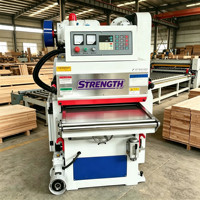 Cepilladora de Madera Industrial Automática de Doble Cara con Motor de 21.5KW y Cortador Espiral, Ancho de Cepillado de 625mm