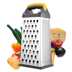 Coupe-légumes multifonctionnel Coupe-pommes de terre râpé Râpe à fromage Coupe-légumes en acier inoxydable avec <span class=keywords><strong>4</strong></span> faces - Product Image 2