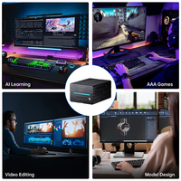 Populaire Intel 14e generatie Core i9 discrete grafische mini-pc RTX 5060Ti 16GB GDDR6 mini-computer geschikt voor AI-ontwikkeling werkstation
