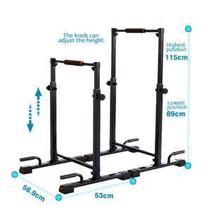 Thiết Bị Tập Thể Dục Trong Nhà Song Song Dip <span class=keywords><strong>Bars</strong></span> Thể Dục Dụng Cụ Thanh Song Song Để Bán Với 6 Cấp Độ Cao - Product Image 4