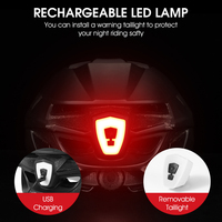 Casque de vélo WEST BIKING Racing Safe avec éclairage LED rechargeable, guide d'air USB, faisceau lumineux, sport cycliste, VTT, casque de vélo