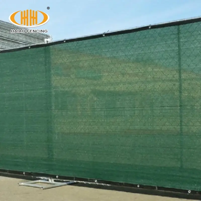 HDPE in plastica frangivento Privacy recinzione schermo a rete parabrezza Privacy copertura rete per campo da Tennis
