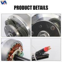 Nouvel accessoire pour vélo OUXI V8 : Kit moteur moyeu arrière 48V 250W avec câble de moteur rouge côté droit pour vélo électrique OUXI V8 Fat Bike