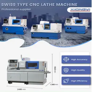 Máquina de torno CNC para revestimento de camas planas Sw-205B Máquina CNC de 3 eixos para processamento de ligas de alumínio na China