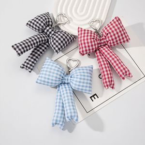 הסיטונאי מבוקמת bowknot pppipy קשת תיק קסם סרט חמוד סרט דפוס משובץ קוקט קוון קשת מקשים - Product Image 3