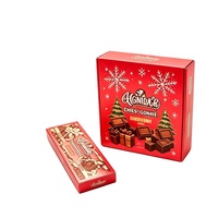 Présentoir de comptoir en carton blanc pour papier d'art, boîte PDQ, emballage de chocolat, barre de chocolat, boîte vide, boîte cadeau pliable en papier
