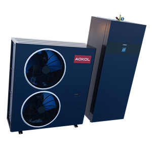 Pompa di Calore Monoblocco Aria-Acqua Inverter EVI A+++ da 15kW R290 con Acqua Calda a 75°C per Uso Domestico, Raffreddamento, Riscaldamento, ACS e Modulo Idraulico in Metallo - Product Image 4