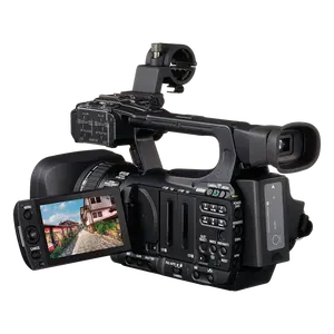 10X HD उच्च परिभाषा के साथ पेशेवर Camcorder XF-105 इस्तेमाल किया Zoomlens 1920x1080 CMOS सेंसर वीडियो कैमरों