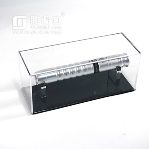 YAGELI Custom Clear Acrylic Silk-Screen Printed Lightsaber <b>Display</b> <b>Case</b> with Custom Thickness and Custom Logo Star Wars Saber - Product Image 1
