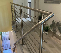 Système de balustrade de balcon moderne en acier inoxydable - Facile à installer pour appartements, hôtels, villas