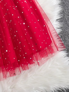 2025 gran oferta Boutique niñas tutú falda tul baile tutú capas tul falda moda rojo tutú con <span class=keywords><strong>estrellas</strong></span> - Product Image 6