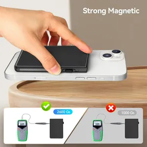 MagSafe Slim Automatic para Pop Plastic Magnetic Card Case Wallet Tarjetero para iPhone y Samsung Compatible con <span class=keywords><strong>crédito</strong></span> - Product Image 4
