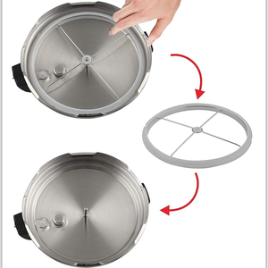 Autocuiseur électrique 14 en 1 avec écran tactile, <span class=keywords><strong>cuiseur</strong></span> à <span class=keywords><strong>riz</strong></span> électrique multi-usage de 6 pintes pour le <span class=keywords><strong>riz</strong></span>, le sauté, le yaourt, les œufs à la vapeur - Product Image 3