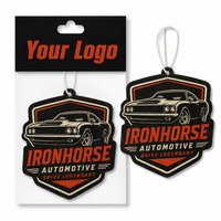 Désodorisant Personnalisé Best-Seller – Différentes Senteurs Luxueuses, Fortes et Longue Durée – Désodorisant Voiture Personnalisé avec Logo
