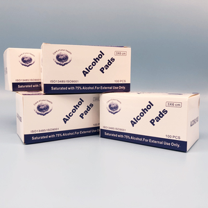 100 lingettes désinfectantes jetables à 75 % d'éthanol, lingettes nettoyantes pour la peau saturées d'<span class=keywords><strong>alcool</strong></span> médical pour la désinfection à domicile et en extérieur - Product Image 5