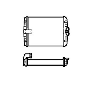 Radiateur de chauffage 5097634AA pour Chrysler Crossfire 2004-2008, en aluminium et plastique, transmission manuelle MT - Product Image 3