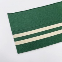 Les poignets côtelés en tricot de coton élastique 1x1 respectueux de l'environnement s'appliquent aux accessoires vestimentaires de doudoune