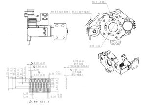Mô-đun màng <span class=keywords><strong>Iris</strong></span> tùy chỉnh với động cơ bước cho Camera An Ninh - Product Image 5