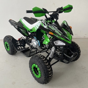 <span class=keywords><strong>Quad</strong></span> tout-terrain 4 roues 110cc 4 temps de la série Green-White Sport pour l'aventure en plein air - Product Image 2