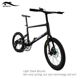 จักรยานเสือหมอบคาร์บอนไฟเบอร์ Light Shark Technology ขนาด 20 นิ้ว พร้อมดิสก์เบรก จักรยานเมือง 7 สปีด น้ำหนักเบา รับน้ำหนักได้ 100 กก. - Product Image 5