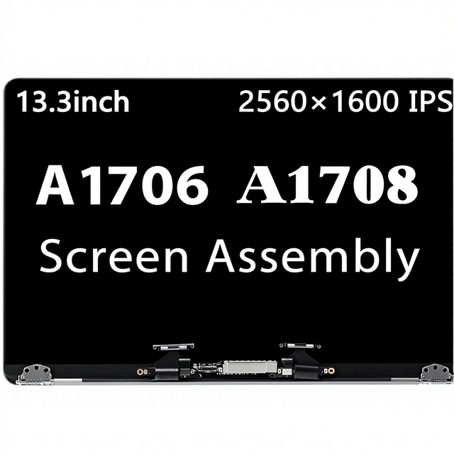 MacBook Pro Retina A1706/A1708 LCD Screen Replacement Kit-IPS Panel LED Backlit Space Grey 1-Year Warranty