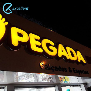 사용자 정의 Led 조명 조명 편지 기호 Led frontlit 편지 광고 사업 전자 digns 3D 상점 전면 편지 로고 - Product Image 6