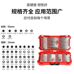 Dr. Giant 56 Piece <b>Screwdriver</b> <b>Bit</b> <b>Set</b> S2 Steel For Electric Drills And Hand Tools - Product Image 5