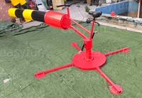 Structure Métallique Sûre pour Jeux de Location de Carnaval : Jeu Wipeout Sweeper avec Base à Large Cadre pour Utilisation Extérieure