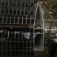 Profil de lamelles en aluminium OEM Ova, lame en aluminium extrudé argenté 6063 T5, panneaux de lamelles