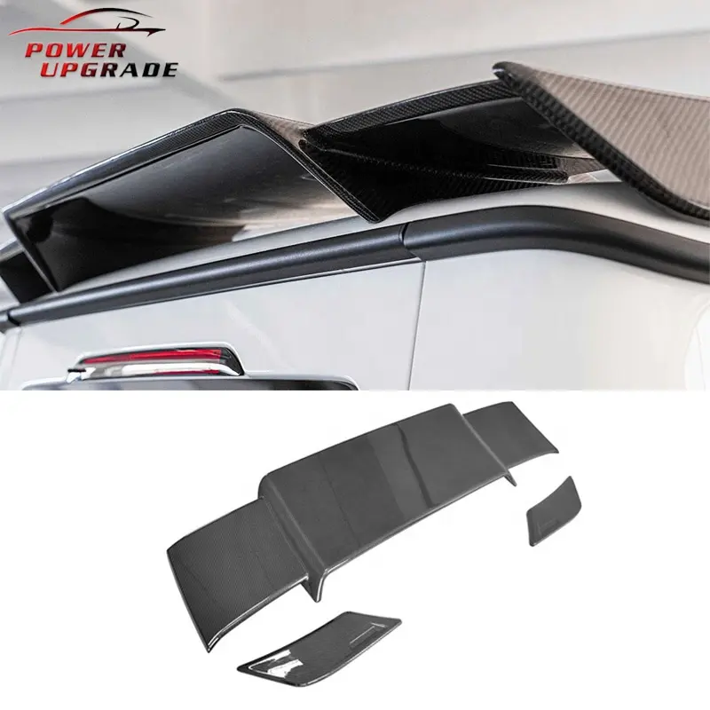 High Quality Carbon Fiber B Style Roof Spoiler For Mercedes-Benz G Class W464 W463A G500 G55 G63 G65 Trunk Spoile