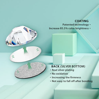 YHB 202-227 Haute Qualité Non Hotfix Verre Strass Dos Plat En Vrac En Gros Strass Bling SS6-SS30 Cristal AB Fabricant