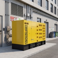 Goldlink Power 350KVA/280KW Dieselgeneratoren Bürstenloser Wechselstromgenerator Wasserkühlsystem Notstromversorgung für Gewerbe und Hotels