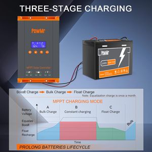 Contrôleur <span class=keywords><strong>hybride</strong></span> solaire PowMr 60A 12/24/34/48V prise en <span class=keywords><strong>charge</strong></span> automatique régulateur <span class=keywords><strong>de</strong></span> contrôleur <span class=keywords><strong>de</strong></span> <span class=keywords><strong>Charge</strong></span> solaire parallèle MPPT 60Amp - Product Image 4