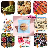 Sacs d'emballage individuels personnalisés en plastique transparent dépoli thermoscellables pour aliments, bonbons, biscuits et cookies avec votre logo