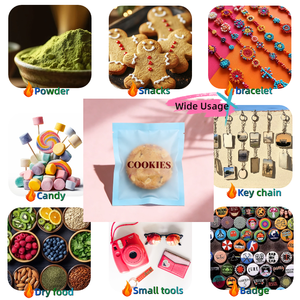 Bolsas de Embalaje Personalizadas para Galletas, Dulces y Alimentos, de Plástico Transparente Esmerilado, Termosellables, con su Logotipo - Product Image 5