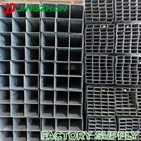 Tuyaux carrés en acier galvanisé, directement de l'usine, pour la construction de supports au sol et systèmes de support de structure pour fermes solaires photovoltaïques