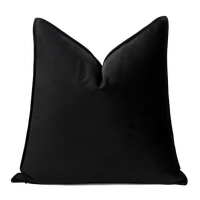 Vente en gros de taie d'oreiller jacquard personnalisée, housse de coussin en velours solide pour canapé-lit de salon, décoration de luxe d'hôtel de fabricant OEM