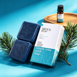 Savon blanchissant hydratant naturel et biologique, savon artisanal au cèdre atlantique - Product Image 1