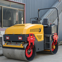Mini-compacteur routier à double tambour pour asphalte, fabriqué en Chine, à prix abordable
