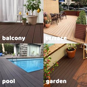 Classic Wood Plastic Composite <b>Decking</b> Outdoor WPC Hollow Board <b>Landscape</b> <b>Decking</b> Floor - Product Image 5