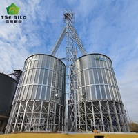 Silo à fond boulonné pour usine de traitement des céréales, stockage des semences avec conception de capacité flexible