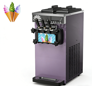 Máquina <span class=keywords><strong>de</strong></span> <span class=keywords><strong>Helado</strong></span> Suave Estilo McDonald's Alemana <span class=keywords><strong>de</strong></span> Acero Inoxidable para Mesa - Product Image 4