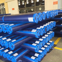 Rouleau de bâche en plastique pour Corea, bâche en toile imperméable de fabricants, bâche en PE de 200gsm 300gsm