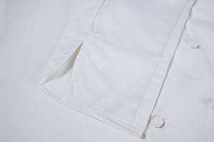 Ensemble uniforme <span class=keywords><strong>de</strong></span> chef professionnel personnalisé OEM <span class=keywords><strong>pour</strong></span> hommes et femmes, vêtements <span class=keywords><strong>de</strong></span> travail <span class=keywords><strong>de</strong></span> restaurant, veste <span class=keywords><strong>de</strong></span> chef à manches longues + <span class=keywords><strong>pantalon</strong></span>, ensemble deux pièces - Product Image 4