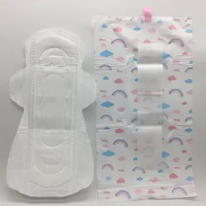 בסיטונאות סניטרי רפידות בהריון-אולטרה דק סופג נייר טהור לבן כרית סניטרית ארבעה מכונף סניטרי מפיות