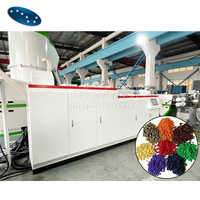 Haute qualité PE PP PA plastique recyclage granulateur bouletage Machine ligne vis unique conception compacteur prix HDPE EVA PET ABS