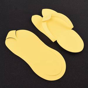 Chaussons jetables en mousse EVA personnalisés à prix abordable pour spa, hôtel, pédicure, et salons de beauté - Product Image 1