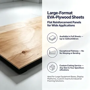 Panel de Revestimiento para Caja de Herramientas, Espuma EVA Personalizada, Tablero Compuesto de Madera, Grabado CNC, Reforzado, Antideformación - Product Image 5