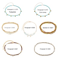 Chaîne de Taille Sexy Style Européen et Américain en Perles de Riz, Chaîne de Corps en Alliage Plaqué Or pour Femmes, Bijoux Transfrontaliers en Coquillages Perlés