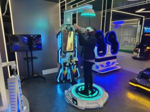 Jeux de salle de tir de la <span class=keywords><strong>réalité</strong></span> <span class=keywords><strong>virtuelle</strong></span> 9d VR AR d'intérieur tirant la machine de tir d'arcade d'intérieur - Product Image 4